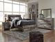 Benchcraft® Derekson Multi Gray Youth Full Panel Bed with 2-Drawer Storage-2