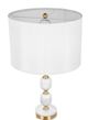 A & B Home Gold/White 15" Table Lamp-1