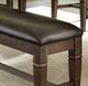 Sunny Designs™ Homestead Tobacco Leaf Bench, Cushion Seat-2