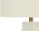 Monarch Specialties Inc. 29"H White Ceramic Table Lamp-2