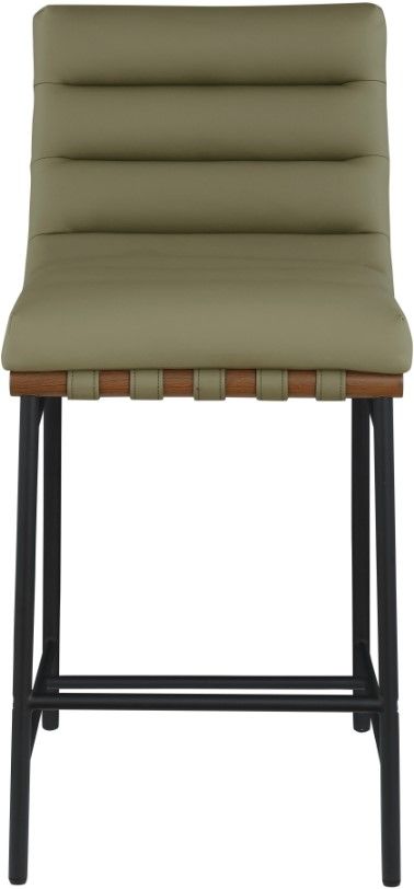 Meridian Furniture Burke Olive Counter Stool-1