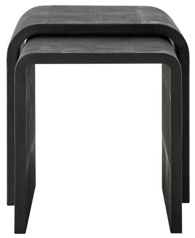 Uttermost® Interpose 2-Piece Gray Side Table Set-3