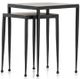 Magnolia Home by Joanna Gaines Bates Raw Black Nesting Tables-0