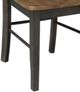 John Thomas Furniture® Dining Essentials Madrid Coal/Hickory Side Chair-2
