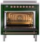 Ilve® Nostalgie II Series 36" Emerald Green Pro Style Induction Range-1
