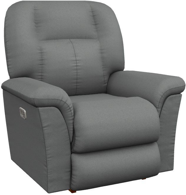 La-Z-Boy® Jasper Ice Power Rocking Recliner with Headrest and Lumbar-0