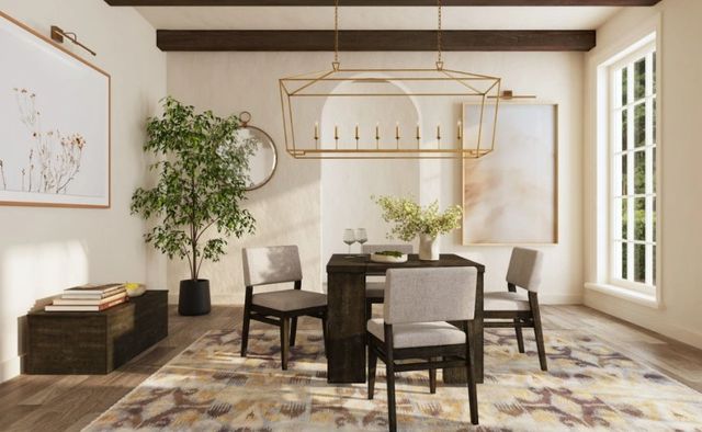 Intercon Flex Reclaimed Chevron Dining Table-1