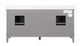 Furniture of America® Almeria Gray/White Vanity Set-2