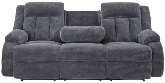 Signature Design by Ashley® Observation Steel Power Reclining Sofa with Drop Down Table-1