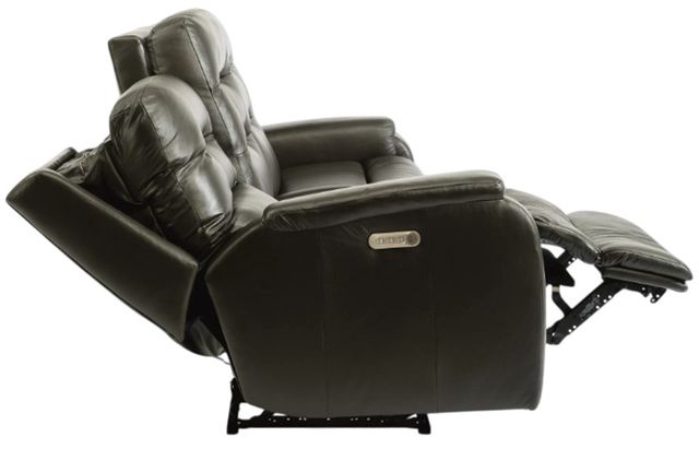 Flexsteel® Customizable Arlo Leather Power Reclining Sofa with Power Headrest and Lumbar-1