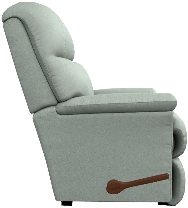 La-Z-Boy® Reed Seafoam Leather Manual Wall Recliner-3