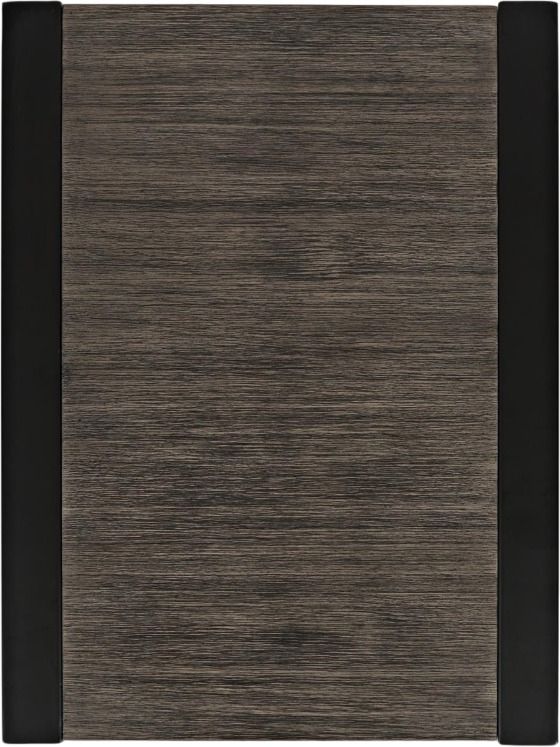 Jofran Inc. Pinnacle Platinum Chairside Table with Black Frame-2