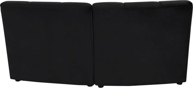 Meridian Furniture Limitless 2-Piece Black Velvet Modular Sectional-1