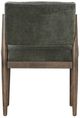 LH Home Fritz Athens Chestnut/Olive Chenille Dining Side Chair-5