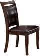 Furniture of America® Woodside 2-Piece Dark Cherry/Espresso Side Chair Set-0