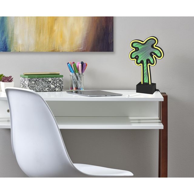 Adesso® Infinity Neon Palm Tree Table/Wall Lamp-1