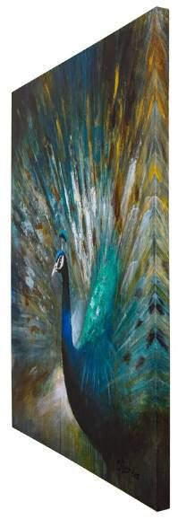 YHD Peacock Prowess Wall Art-3