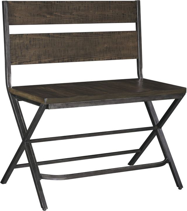 Signature Design by Ashley® Kavara Medium Brown Double Bar Stool-0
