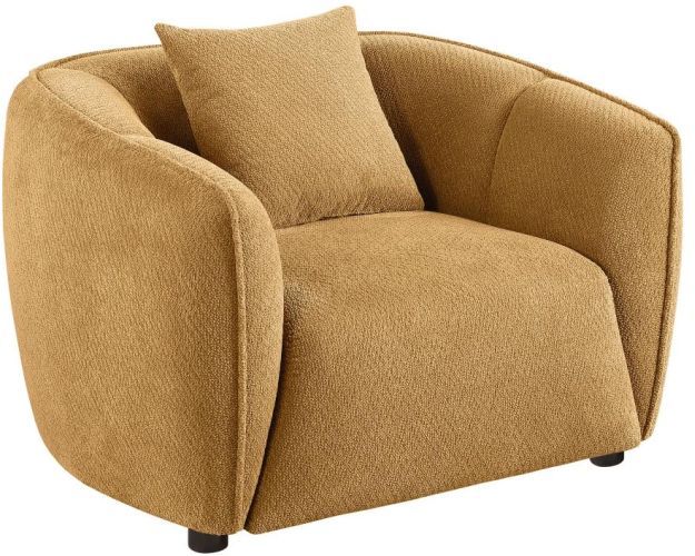 Coaster® Aleisha Mustard Yellow Upholstered Accent Chair-0