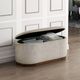 Homelegance® Nell Taupe Lift-Top Storage Bench-1