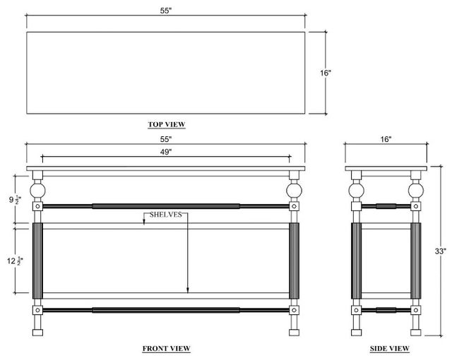 Bramble Soluna Console Table-2