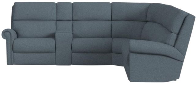 Flexsteel® Customizable Bernard Power Reclining Sectional with Power Headrest and Lumbar-2