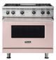 Viking® 5 Series 36'' Blush Sealed Burner Pro Style Gas Range-0