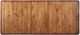 Winners Only® Torrance Brown Top Dining Table with Ebony Base-2