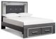 Signature Design by Ashley® Lodanna 6-Piece Gray Full Panel Storage Bed Set-1