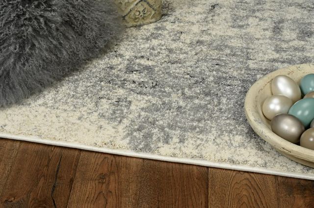 KAS Rugs Hue Beige/Grey Views 5'x8' Area Rug-4