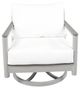 CabanaCoast® Customizable Nevis Aluminum Outdoor Lounge Swivel Rocker Chair-1