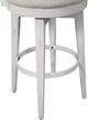 American Woodcrafters Beach Comber Weathered White Swivel Bar Stool-3