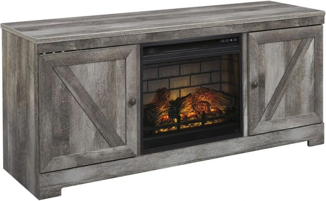 Signature Design by Ashley® Wynnlow 4-Piece Gray Entertainment Center Electric Fireplace-1