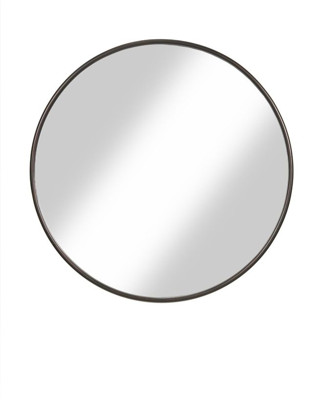 MARTIN SVENSSON 36" ROUND PEWTER MIRROR-1