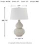 Signature Design by Ashley® Saffi Cream Table Lamp-2