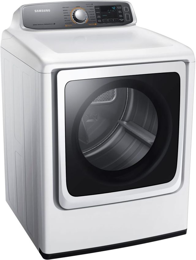 Samsung 9.5 Cu. Ft. White Front Load Gas Dryer-1