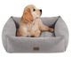 Olliix by Martha Stewart Charlie Grey 23" x 28" + 9" Four Sided Bolster with Ortho Base and Removable Cover-2