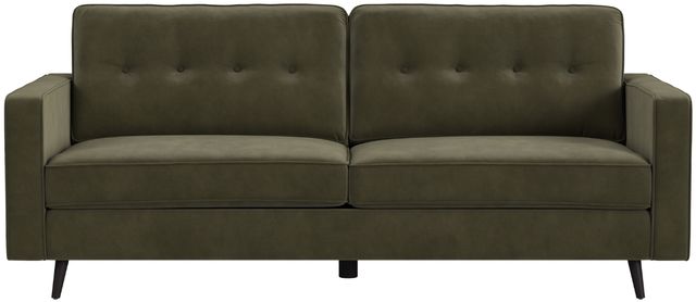 Intercon Mable Loden Green Velvet Sofa-0