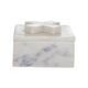 A & B Home White Marble Box-2