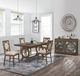TEI Hampton Cove Brownish Khaki Dining Table-2
