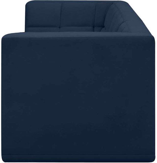 Meridian Furniture Relax Navy Velvet 128" Modular Sofa-3