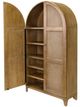 Martin Furniture Quincey Dining Golden Brown Arch Shaped Bar Cabinet-2