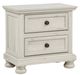 Crown Mark Claribelle White Nightstand-0