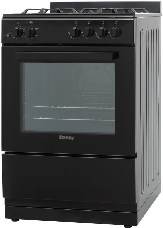 Danby 24" Black Freestanding Gas Range-2