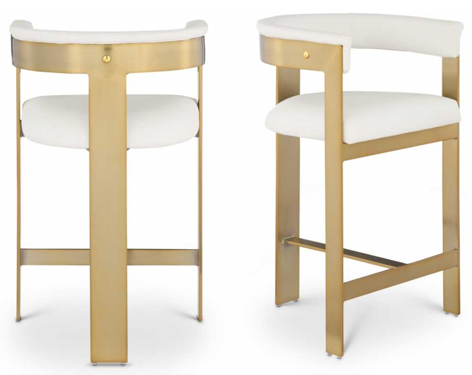 Brushed gold counter stool sales
