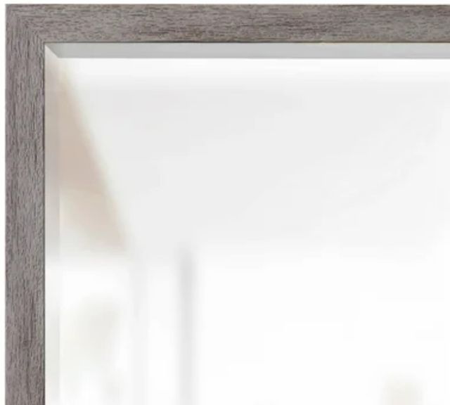 Stylecraft Gray Beveled Framed Wall Mirror-1