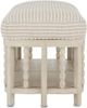 Currey & Company Norene Demetria/Fog Gray Bench-2