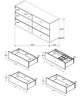 Coaster® Winslow 4-Piece Coffee Bean/Smokey Walnut King Storage Bedroom Set-4