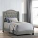 Intercon Rhyan Smoke Youth Twin Upholstered Panel Bed-1