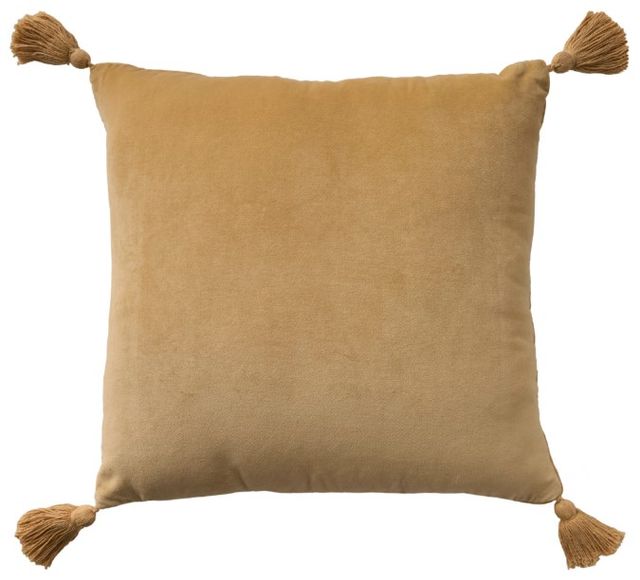 Nourison Home™ Mina Victory Vintage Pillow Beige Golden Retriever 20"x20" Throw Pillow-1
